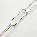 Load image into Gallery viewer, Buy Sterling Silver Diamond Cut Paperclip Chain