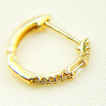 Load image into Gallery viewer, EHB56581. 14K Gold & Diamonds Huge Earrings