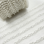 Load image into Gallery viewer, 2207SS. 925 Sterling Silver Round Link Chain