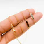 Load image into Gallery viewer, NK/BR4900. 14k Solid Yellow Gold Bars Link Necklace