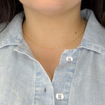 Load image into Gallery viewer, 14K Solid Gold Round Figaro Link Chain