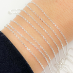 Load image into Gallery viewer, Sterling Silver Cable Link Chain
