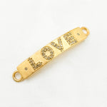 Load image into Gallery viewer, DC511. Diamond & Sterling Silver Long Love Connector