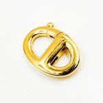 Load image into Gallery viewer, 17MM Gold-plated Sterling Silver Marina Clasp