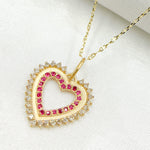 Load image into Gallery viewer, Buy 14k Solid Gold Diamond Heart Charm