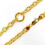 Load image into Gallery viewer, 150HVI2644169. 14K Solid Gold Cable Hollow Link Chain