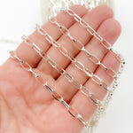 Load image into Gallery viewer, Silver Diamond Cut Oval Cable Chain