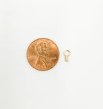 Load image into Gallery viewer, 14K Gold Filled Crimp Endcap with Ring 1mm &amp; 1.4mm
