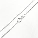 Load image into Gallery viewer, 14K Solid White Gold Cable Necklace. 030GT2WG
