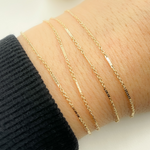 Load image into Gallery viewer, 1232D3GF. 14K Gold Filled Bar Chain