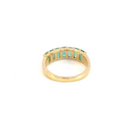 Load image into Gallery viewer, 14K Solid Gold Emerald Band Ring. CR96260EM5X3
