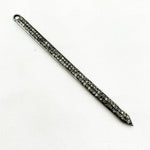 Load image into Gallery viewer, DC682. Diamond Silver Spike Pendant
