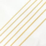 Load image into Gallery viewer, 14K Solid Gold Smooth Curb Chain