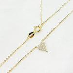 Load image into Gallery viewer, NT402989. 14k Solid Gold Diamond Heart Necklace