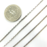 Load image into Gallery viewer, Z38OX. Oxidized Sterling Silver Thick Box Link Chain