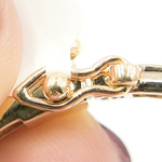 Load image into Gallery viewer, KG91. 14K Solid Gold Diamonds Bangle and Oval Shape in the Center with Diamonds and Emerald
