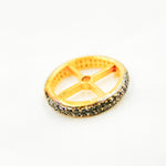 Load image into Gallery viewer, DC738. Diamond & Sterling Silver Spacer Bead