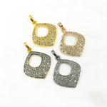 Load image into Gallery viewer, DC366. Diamond Sterling Silver Fancy Shape Pendant