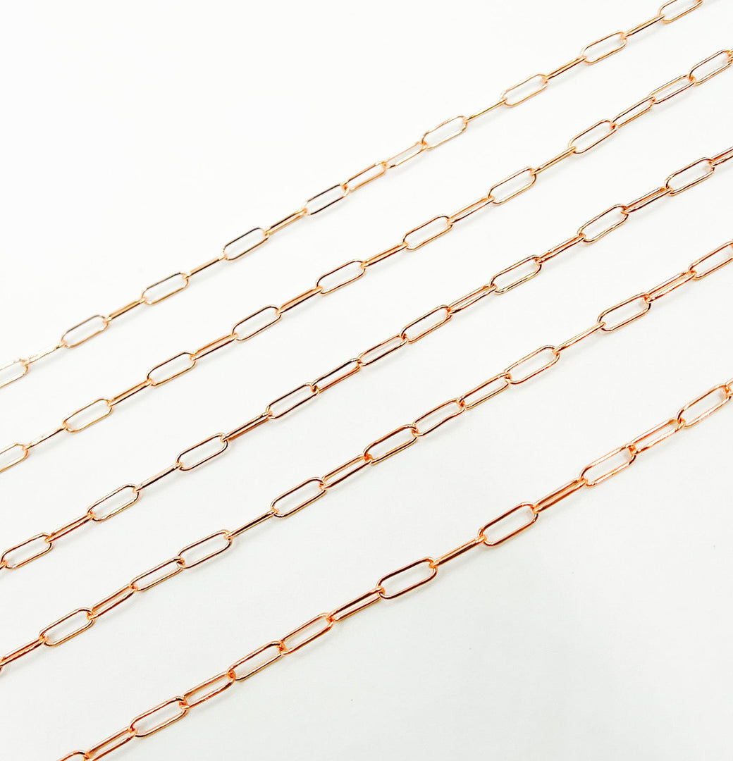 Rose Gold Filled Oval Link Chain. 1606RGF