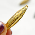 Load image into Gallery viewer, DC824. Diamond & Sterling Silver Long Oval Bead