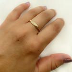 Load image into Gallery viewer, 14K Solid Gold Diamond Ring.