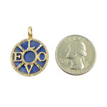 Load image into Gallery viewer, KG77. 14K Solid Gold Love Circle Charm