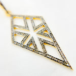 Load image into Gallery viewer, DP124. Diamond Sterling Silver Arrowhead Shape Pendant