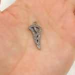 Load image into Gallery viewer, DC401. Diamond Sterling Silver Black Rhodium Wing Pendant