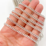Load image into Gallery viewer, Y57SS. Sterling Silver Curb Chain