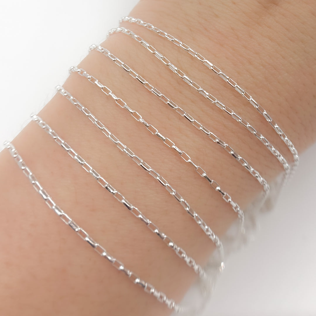Sterling Silver Smooth Box Chain