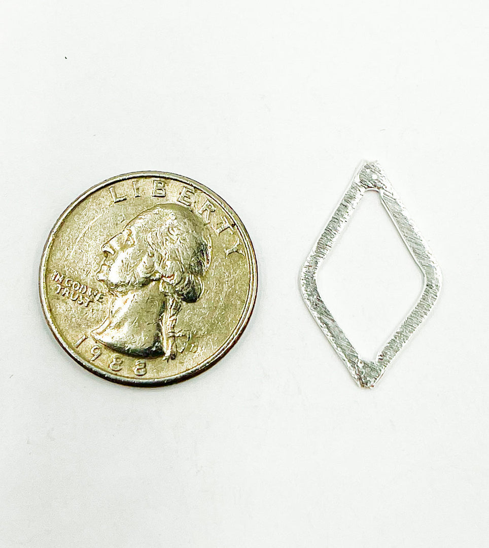 925 Sterling Silver Diamond Shape. DS2