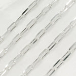 Load image into Gallery viewer, Buy Now Sterling Silver Diamond Cut Paperclip Chain