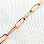 Load image into Gallery viewer, Rose Gold Filled Smooth Paperclip Chain