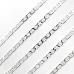 Load image into Gallery viewer, Y65SS. 925 Sterling Silver Marina Link Chain