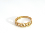 Load image into Gallery viewer, 14k Solid Gold Chain Ring.