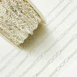 Load image into Gallery viewer, Buy Now Silver 3 Links Long and Curb Chain in Between