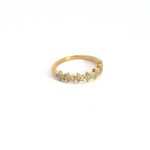 Load image into Gallery viewer, 14k Solid Gold Diamond Stars Ring.
