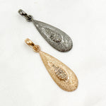 Load image into Gallery viewer, DP146. Diamond Sterling Silver Drop Pendant