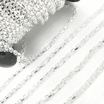 Load image into Gallery viewer, Y8SS. Sterling Silver Diamond Cut Box Link Chain