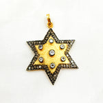 Load image into Gallery viewer, DP0123. Diamond Silver Star Pendant