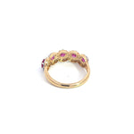 Load image into Gallery viewer, 14k Solid Gold Diamond and Ruby Ring