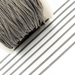 Load image into Gallery viewer, Shop Now Oxidized Sterling Silver Curb Chain