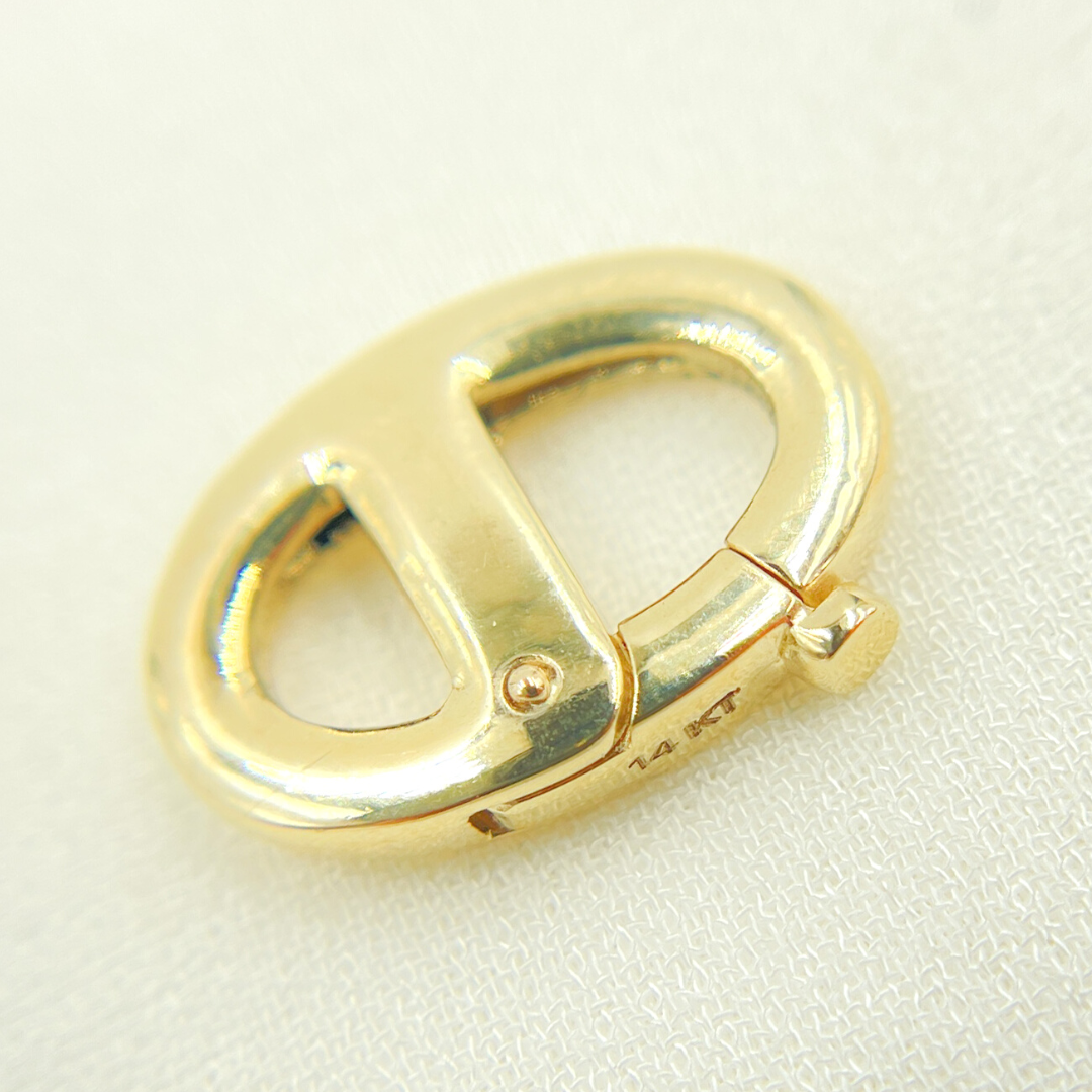14K Solid Gold Fancy Style Clasp. 367_14K