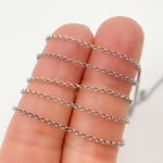 Load image into Gallery viewer, V213OX. Oxidized Sterling Silver Rolo Chain