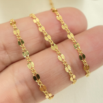 Load image into Gallery viewer, V185GF. 14k Gold Filled Flat Marina Link Chain