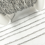 Load image into Gallery viewer, Oxidized Sterling Silver Dapped Bar Chain