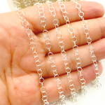 Load image into Gallery viewer, 925 Sterling Silver Round Link Chain