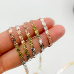 Load image into Gallery viewer, Z120GSR. White Silver, Gold Plated, and Rose Gold Plated Silver Diamond Cut Marina Chain