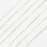 Load image into Gallery viewer, Silver Marina Link and Curb Link Chain