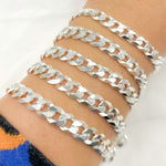 Load image into Gallery viewer, Y98SS. Sterling Silver Flat Curb Chain